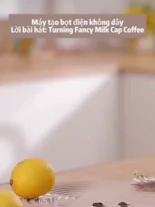 Máy Đánh Trứng Đánh Sữa Và Tạo Bọt Cafe Di Động Cầm Tay 3 Tốc Độ Sử Dụng Pin Sạc Cao Cấp Tiện lợi trong nhà bếp