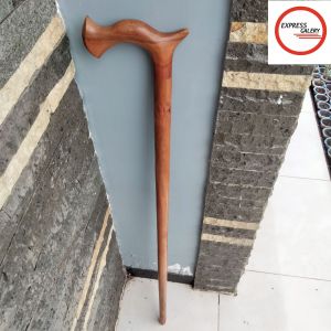 tongkat jalan kayu nagasari model cula original C02