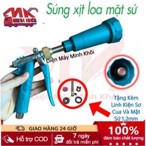 Súng Xịt Loa Xanh 30cm Mặt Sứ Dùng Tưới Cây Phun Thuốc Sâu Rửa Xe Khử Trùng Hàng Loại 1 Siêu Bền