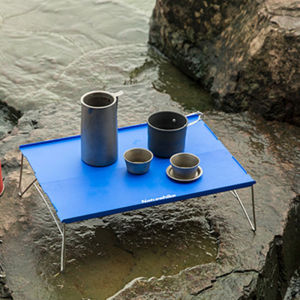 Portable Mini Folding Table Lightweight Camping Picnic Outdoor Aluminum Alloy Tea Table Low Height Compact Travel Gear