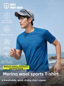 Quick Drying Sun Protection Merino Wool T-shirt