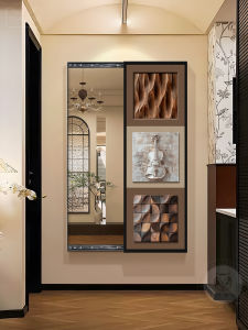 HAOJIUBUJIAN | Antique French Style Full Length Mirror Decorative Hiding