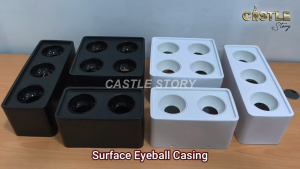 Anti Glare Eyeball Surface Eyeball Casing with 1Head 2Head 3Head and 4Head