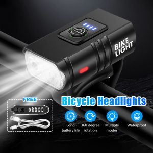 LED Bicycle Lights USB Rechargeable Mountain Bike Back Headlights Night Lamp Cycling Flashlight Equipment Lampu Basikal