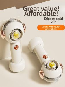 Portable Mini Fan USB Charging Desktop Fan for Office And Classroom Student Dormitory Hydrating Fan Cute Healing Style