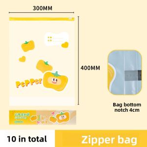 DINGQING | Food Grade Home Refrigerator Storage Slider Sealable Zipper Bags