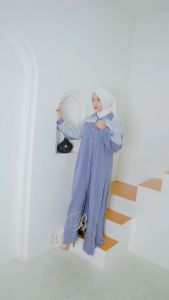 Baju gamis brokat terbaru kekinian