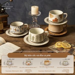 MODERN SWEETHOME | Bộ Tách Cà Phê Gốm Sang Trọng
