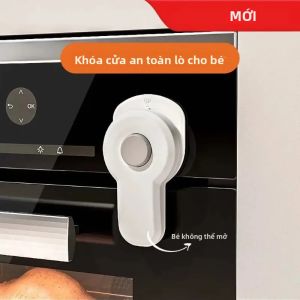Khóa An Toàn Cửa Lò Chống Trẻ Em Khóa Nhựa Ngăn Kéo & Tủ Bảo Vệ Trẻ Em Phụ Kiện An Toàn Nhà Bếp Cần Thiết