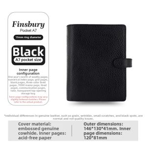 Filofax | Leather Pebble Grain Notebook