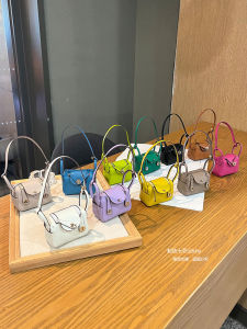 Mini Lindy Bluetooth Earphone Storage Bag Fashionable Bag Charm Keychain Cute Backpack Accessory for Men And Women