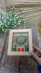 Kotak Kayu Tempat Perhiasan Gelang untuk Seserahan atau Mahar Pernikahan - KGBE