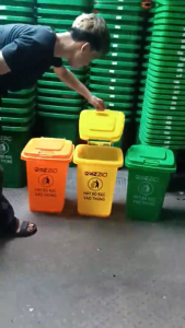 Thùng Rác Việt Nhật 5341/5342 – Có Bánh Xe Kéo Dung Tích 30L 40L – Dễ Dàng Di Chuyển – TOKA