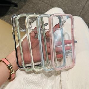 Dopamine Fairy Candy Colored Silicone Phone Case for Apple 16 15 13 pro Max 14 New Model 13 Transparent Full Cover Soft Case for Men And Women