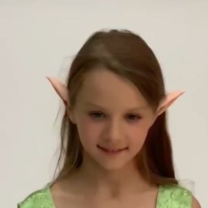 1 Pasang Telinga Elf Kuping Palsu Elf Ears Telinga Palsu Silikon Anime Aksesoris Cosplay Untuk Halloween Acara Karnaval
