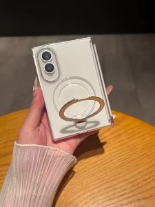 Ốp Lưng Trong Suốt Samsung Z Fold 8 Tương Thích Magsafe Vỏ Bảo Vệ Siêu Bảo Vệ Có Giá Đỡ Cho Galaxy Z Fold 8 7 6 5 4