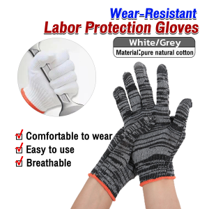 MaxPlus Protective Labor Protection Gloves Cotton Glove 1 pair/5 pairs