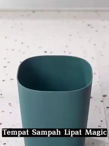 Tempat Sampah Lipat Multifungsi / Magic Trash Bin Adjustable / Tong Sampah Plastik Dapur Portable -GP MALL