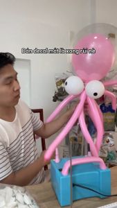 [🔥SIÊU RẺ🔥]Bóng hình bạch tuộc đáng yêu Bóng thú hot trend chụp ảnh Bóng bạch tuộc