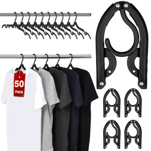 10pcs Portable Travel Hangers Outdoor Camping Hangers Clothes Hangers for Hanging Shirts T-Shirts Blouses