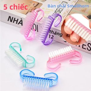 Bộ 5 Cọ Vẽ Móng Mềm Mại Dùng Cho Làm Móng Loại Bỏ Bụi Gel Chăm Sóc Móng Tay Bằng Nhựa Dụng Cụ Trang Điểm Làm Sạch Móng Tay Combo