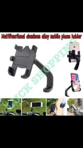 Universal Multifunctional Aluminum Alloy Mobile Phone Holder For Motorcycles Scooters Bicycles Electric Cars