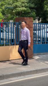 Túi Xách Nam Công Sở Cặp Da Doanh Nhân GENCE CDX14 Da Bò Cao Cấp Màu Nâu Đậm