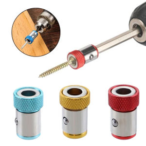 Magnetic Ring 1/4"Metal Screwdriver Bit Magnetic Ring For 6.35mm Shank Anti-Corrosion Drill Bit Magnet Powerful Ring tool