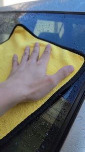 Lap Microfiber 2 Sisi Ukuran 30x30 Kain Lap Serbaguna Kain Lap Motor Mobil Dapur Halus Lembut Tebal