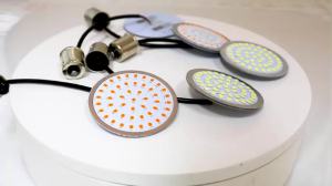 1 Cặp 48SMD LED Đèn Báo Rẽ Xe Máy 1157 Ổ Cắm Màu Trắng/vàng Đèn Báo Phanh Đèn Đỗ Xe Cho Harley 12V