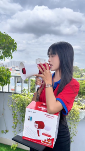 Loa Cầm Tay Phóng Thanh – Dùng 1 Pin Hỗ Trợ USB Âm Lượng Lớn Loa Thông Báo Di Động