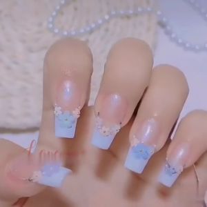 Khay charm hoa nhí 6 màu hoa bi làm nail mix 6 ô trang trí nail