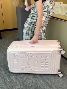 YINZUO | Authorized HelloKitty Collab Large Capacity Luggage 37 Pink