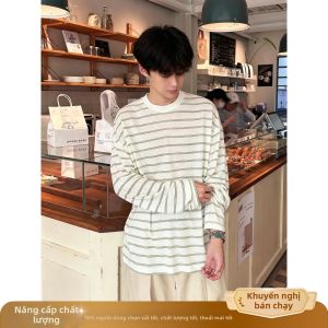 OUMULONG | Áo Thun Sọc Chống UV Mát Lạnh Thoáng Khí Nhanh Khô