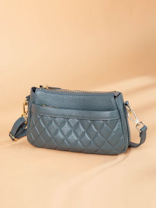 กระเป๋าสะพายข้างหนังแท้ขนาดเล็กสำหรับผู้หญิง 2025 กระเป๋าสะพายข้างแบบมินิใหม่ กระเป๋าถือสะพายข้างแบบแขนเดียว ของขวัญสำหรับคุณแม่วัยกลางคน