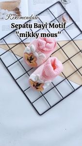 Sepatu Bayi Newborn Perempuan 0-6 Bulan Plus Kardus