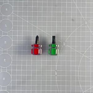 Mini Phillips Slotted Screwdriver Portable Short Handle Screwdriver Tools Flat Cross Head Screwdrivers for Household Repair