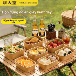 COOKER KING | Disposable Paper Meal Box for Picnics and Camping Food-Grade