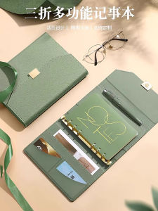 High-End A5 Notebook Set with Gift Box Creative Trendy PU Cover Business Meeting Record Book A6 Diary Journal for Women Office Supplies