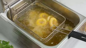 【รับประกัน 30 ปี】6/12 ลิตร เตาทอดไฟฟ้า หม้อทอดเพื่อการพาณิชย์ หม้อทอดไฟฟ้า ถอดล้างทำความสะอาดได้