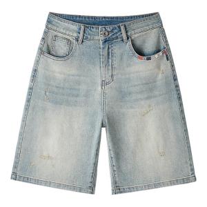 Mens Vintage Loose Straight Cut Shorts
