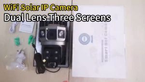 V380 Pro กล้องวงจรปิด 10MP solar Cell Outdoor Waterproof กล้อง 3 เลน กล้องวงจรปิด360 wifi มองเห็นภาพชัดในที่มืด สามารถบันทึกวิดิโอได้นานกว่า30วัน รับประกันหนึ่งปี IP Security Camara กล้องวงจรใส่ sim เสียงสองทาง หมุนได้ผ่านแอพ