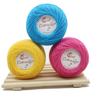 8-Number Lace Yarn Hook Needle Cotton Thread Handmade Crochet Summer Silk Light Yarn Knitting Weaving Fine Line for Shoes