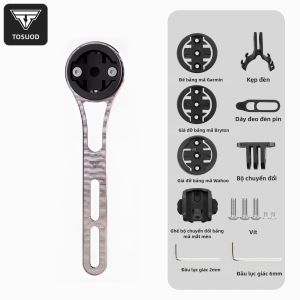 TOSUOD | Giá Đỡ Mở Rộng Đồng Hồ Xe Đạp Hợp Kim Titan TOSUOD Giá Đỡ Mở Rộng Đồng Hồ Tốc Độ Đa Năng Cho Xe Đạp Đường Trường & Xe Đạp Leo Núi Tích Hợp Với Tay Lái