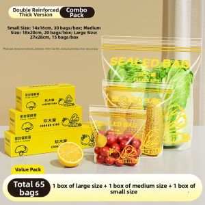 COOKER KING | Food-Grade Freezer-Safe Microwaveable Sealing Storage Bag