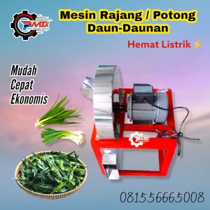 Mesin Perajang Cacah Daun Pandan Dahan Muda - Alat Pemotong Daun Bawang