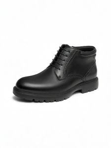 Reddragonfly | Faux Fur Insulated High-Top Mens Business Dress Shoes