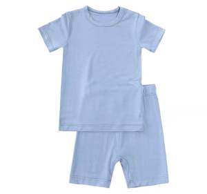 [LIL BUBBA] Kids Bamboo Loungewear Set - Comfortable Neckline Neat Stitch Elasticated Waistband