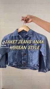 3D Jaket Jeans Mini Anak 2-13 Tahun