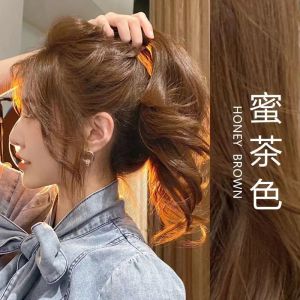 Home Hair Dyeing Kit Honey Tea Brown Color Long-lasting Washable Hair Coloring Cream Professional Hair Care Beauty Supplies